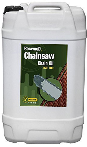 RocwooD 25 Litres 25L Of Chainsaw Saw Chain Oil Extra Tacky For Guide Bar Pump All Makes Of Saws Petrol & Electric Chainsaws Multi Purpose Oil Increases Performance