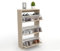 DORMIDAN- Zapatero 3 Puertas, Mueble Armario, Gran Capacidad (Roble)