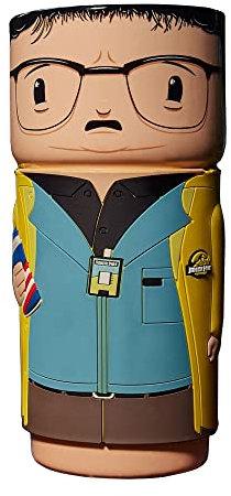 CosCups by Numskull Jurassic Park Dennis Nedry - Taza de cerámica con funda de goma (400 ml)
