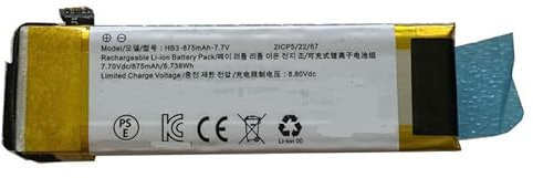 WXKJSHOP HB3-875mAh 7.7V Ersatz Akku kompatibel mit DJI Osmo Pocket, Osmo Pocket 2