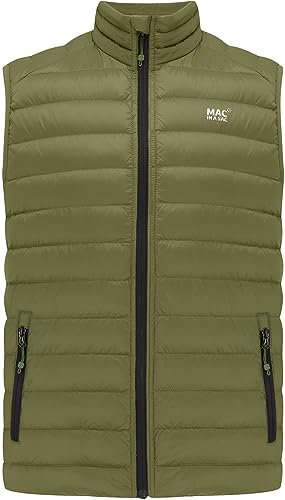 Mac in a Sac Alpine Men's Packable Down Puffer Vest - Khaki - XXL