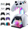 NiHome Supporto universale per controller di gioco a 2 livelli in acrilico iridescente per PS5 Xbox ONE Switch colorato supporto per controller accessori da gioco antiscivolo stabile acrilico