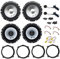 Kit 6 altoparlanti Alpine casse con adattatori per installazione compatibili con Alfa Romeo 147, 159, Lancia Y, Lancia Musa, Fiat Idea