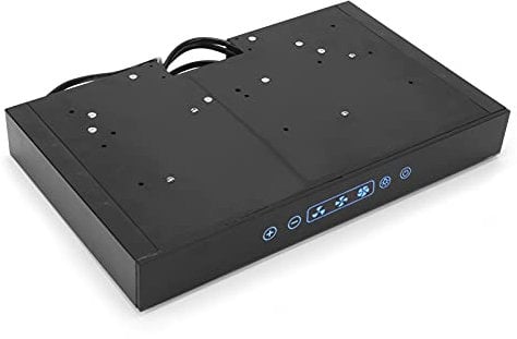 12 V Kochen für Dunstabzugshaube 3 Geschwindigkeiten Einstellbar mit Berührbarem Bildschirm LED-Licht für Wohnmobile Küche für Dunstabzugshauben Hauben-Touch-Tasten