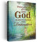 Jesus-Poster, christlich-religiöse Leinwand-Wandkunst, Those Who Walk with God Always Reach Their Destination Bibel Leinwand Poster Druck Wanddekoration, Schrift Home Office Schlafzimmer Dekoration