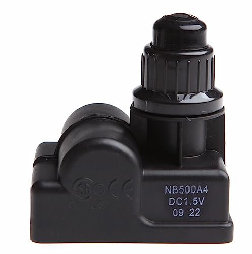 FUBESK Generador de chispas para barbacoa, parrilla de gas, generador de batería AA, botón de encendido, herramientas de barbacoa negras, 4 salidas macho