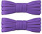 7STROBBS 2 Paires Lacets Violet pour Baskets Lacets Chaussures Lacet Plat 100CM