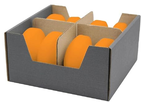 luterna Schwimmkerzen groß, Safran, 80/40 mm, WENZEL, Brenndauer ca. 8h, 8 Stück