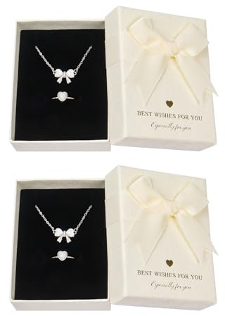 Qaziuy 2 Stück 7 x 9 x 3.2cm Ohrringe Geschenkbox,Kraftpapier Kleine Geschenkboxen Schmuck Geschenkbox mit Deckel,Geschenkbox für Ohrringe Halsketten Armbänder Ringe, Beige