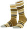Burlington Herren Socken Stripe M So Wolle gemustert 1 Paar, Gelb Solar 1314, 40-46