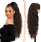 BARSDAR Ponytail Extension Braun, 66cm Lang Lockige Wellige Pferdeschwanz Haarverlängerung mit Kordelzug für Damen Synthetik Clip in Pferdeschwanz Haarteil Zopf Extensions Braun