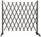 Juroupi Clôture en Treillis de Jardin Gris 180x100 cm Bois de Sapin,Barriere Jardin Exterieur,Barriere Jardin,Portillon Grillage