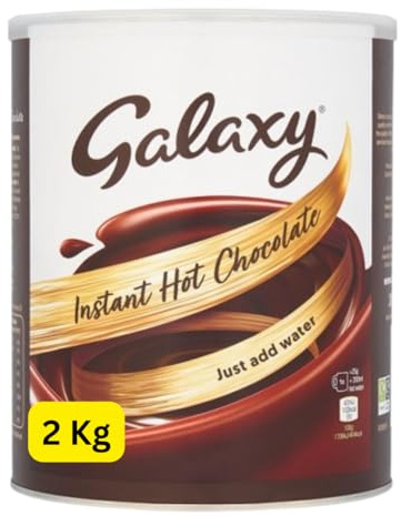 2KG Tub Galaxys Instant Hot Chocolate Instant Hot Chocolate Catering Tub (1x2Kg)