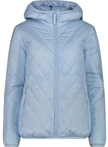 CMP, JACKET FIX HOOD, 34K0306, Light Blue, D42, Woman