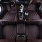 YMXFKY Auto Fußmatte für BAIC X75 2024 Maßgeschneiderte Allwetter Leder Wasserdicht Staubdicht Kratzfest rutschfest Protection Liner,B:Black+Red