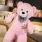 TRENSETGO Ours en peluche, taille XXL, 100 cm, décoration d'intérieur, cadeau pour garçons, filles, petite amie, enfants, petit ami, amoureux, rose