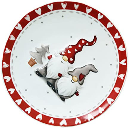 BCOATH 1pezzi Per e Snack Design Santa Vassoio Per Dessert e Tè Pomeridiano Per Occasione Per e