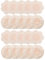 Hibmisy Cache-tétons autocollants invisibles pour tétons - Autocollants jetables pour femmes - Rond et fleur, beige, 6cm