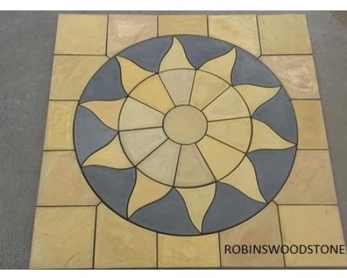 Concrete 2.25 Sqm Aztec Paving Circle (DELIVERY EXCEPTIONS)