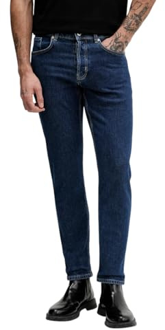 Karl Lagerfeld Jeans Herren Tapered Denim Verwaschenes Dunkelblau 3432