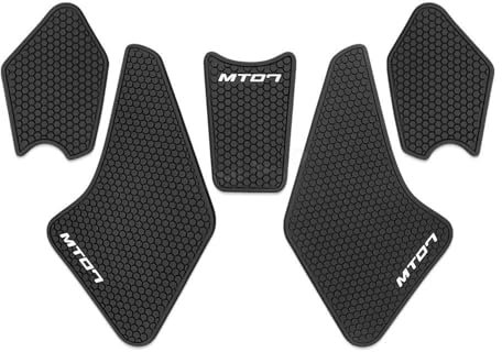 SYMWBD Adhesivo para Depósito De Combustible Lateral De Motocicleta para Yamaha MT07 MT-07 MT 07 2021-2024 Adhesivo Protector De Almohadilla Almohadillas para Tanque de Combustible gasolin