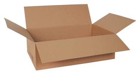 packster 50x Versandkarton Faltkarton Hermes Paket M 600 x 400 x 200 mm Braun