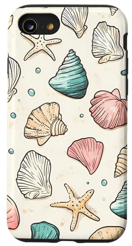 Seashells Beach Summer Ocean Case for iPhone SE (2020) / 7 / 8