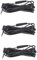 Yardwe 3PCS Guitar Audio Cables Durable Connection Cables for Electric Guitar Speaker Flexible Easy to Use for Musicians