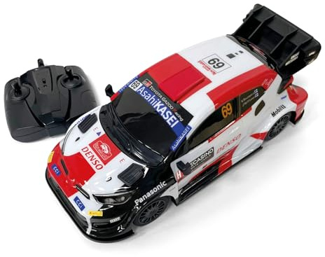Mondo Motors Toyota GR Yaris WRC ferngesteuertes Modell, Maßstab 1:14, wiederaufladbare Batterien enthalten, Spielzeugauto 63860