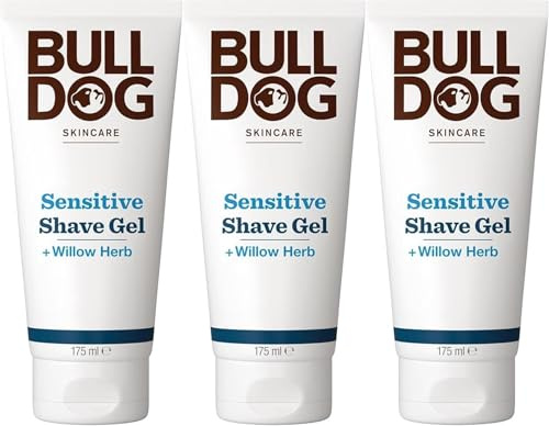 BULLDOG SKINCARE - Grooming Bulldog Sensitive Shave Gel Smooth Shave 175ml x 3 Pack