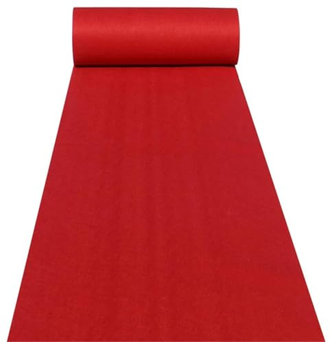 AEJHSIN Teppich Hochzeit Roter Teppich for Hochzeitsgangdekoration, Innen- und Außenteppiche, Festivalfeiern, Events Partys(15M_1.5)