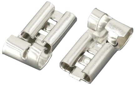 50 PCS 4,8 Serie Biegen Tasten 4,8*0,5 MM 187 Weibliche Terminals Verzinnt