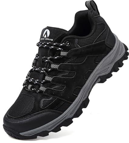 Unitysow Zapatillas de Senderismo Y Trekking Hombre Exterior 36-46 EU | Mujer Impermeable Botas Montaña,Ligeros Casuales Zapatos de Deporte,Transpirable Cómoda,Camping,Caminar,Ideal para Exteriores