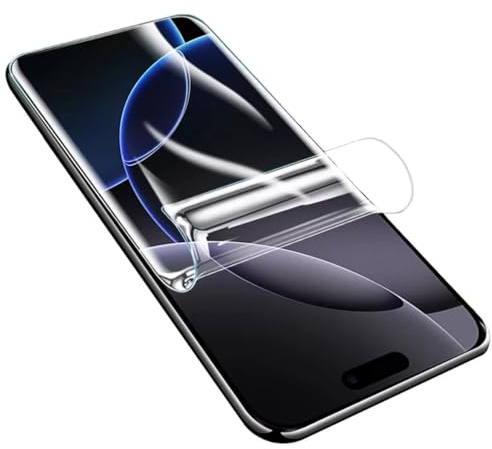 Negugew 2 Stück Hydrogel Displayschutzfolie für iPhone 16 Pro | Flexible TPU Weich Folie, Blasenfrei, Selbstheilend, Kratzfest, Fingerprintfest, Keine Ablösenden Kanten, Ultradünne