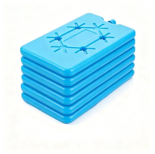 2 Acumuladores de Frio, Placas de hielo, 200 ml, Ultrafinos y Grandes | Placas Hielo Nevera Portatil para Viajar y Acampar Mantiene Fríos Alimentos y Bebidas