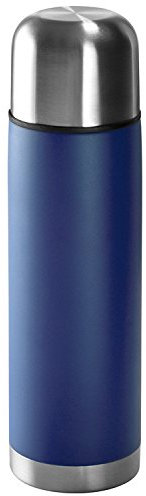 Edelstahl Isolierkanne / Thermosflasche / Thermoskanne / 0,5l / Farbe: blau