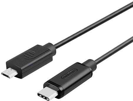 Unitek Y-C473BK USB2.0 Typ-C-zu-Microusb-Kabel (Schnellladung) 1m Schwarz