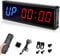 Btbsign Horloge à LED chronomètre/compte à rebours pour la maison, la salle de sport et le fitness