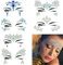 OASMU Festival Edelsteine Temporären Tattoos,Glitzersteine Gesicht，Gemstones Temporary Tattoos,Crystals Rhinestones for Music Carnival Party, Make-up