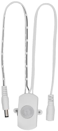 6 V-24VDC PIR Infrarot Bewegungsmelder Detector Schalter LED Streifen Automatikschalter(Weiß)