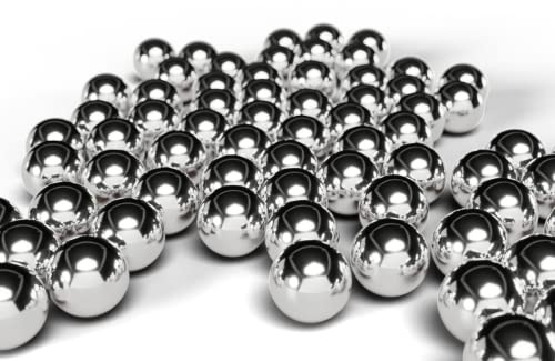 3000pcs 1/4 Steel Ball Slingshot Ammo 6.35mm Precision Steel Bearing Balls