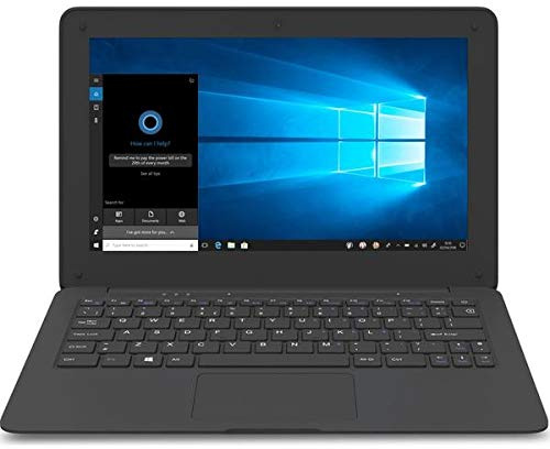 Shumaxx Ultra-Portable Laptop 11.6 Black 2GB Ram 32GB HDD Wifi Windows 10 WebCam Wifi USB 3.0