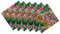 CaTaKu Leoparden-Servietten, Tigerblume, waschbar, wiederverwendbar, für Cocktail-Servietten, für Partys, Zuhause, Küche, Dekoration, 50,8 x 50,8 cm Casual 20 x 20 mehrfarbig