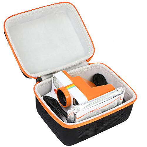 khanka Hard Travel Case Replacement for Compatible with Polaroid Originals Now I-Type/OneStep 2 / OneStep+ Instant Film Camera (Orange Zipper)