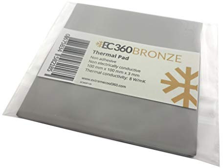 EC360® Bronze 8W/mK Wärmeleitpad (100 x 100 x 3,0 mm)