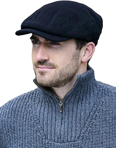 Mucros Weavers Kerry Kappe Irischer Tweed Schiebermütze für Herren