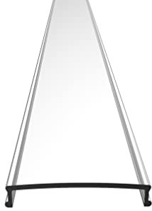 Tivendis LED-Profilabdeckung transparent 2m Profil (AB) + (EB) Einzelstück