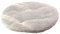 JLWM Sitzkissen Einfarbig Baumwolle Leinen-, Sitzauflage Dünn Stuhlkissen Mit Riemen Für Zuhause Küche Essensstuhl Schemel Runden-Beige-Durchmesser-50cm