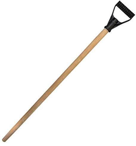 Holzstiel mit D-Griff Schneeschieber Ersatz Spaten-Stiel Schneeschaufel Ø27-32mm