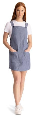 TWIRL - FEMALE CASUAL DRESS-S-NAVY CHAMBRAY